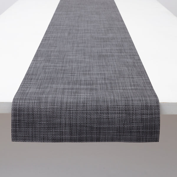 Chilewich Mini Basketweave Table Runners - Cool Grey Table Runners