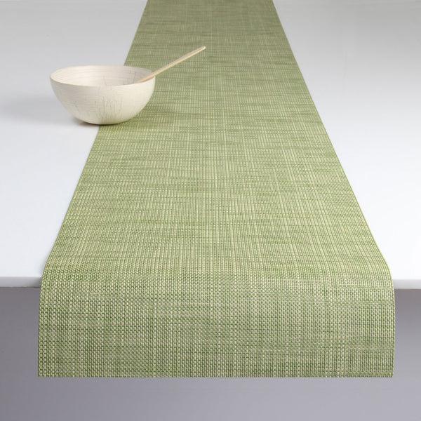 chilewich Mini Basketweave Table Runners - Dill Table Runners