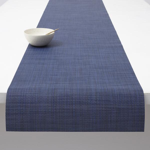 chilewich Mini Basketweave Table Runners - Indigo Table Runners
