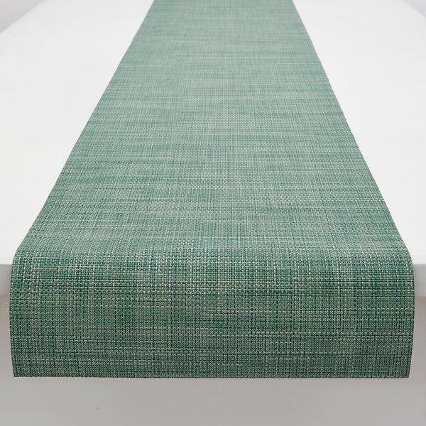 Chilewich Mini Basketweave Table Runners - Ivy Table Runners