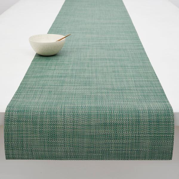 chilewich Mini Basketweave Table Runners - Ivy Table Runners