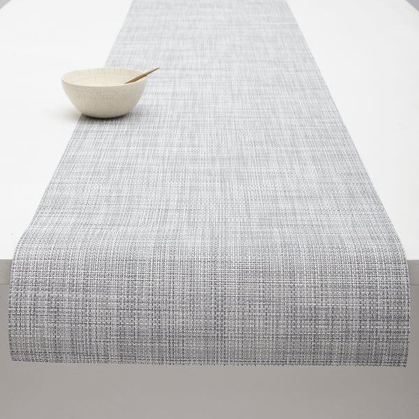 chilewich Mini Basketweave Table Runners - Mist Table Runners