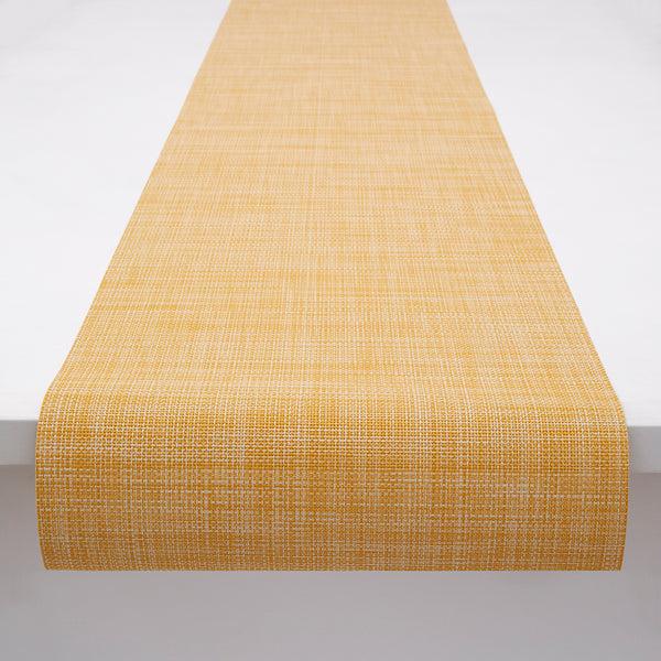 Chilewich Mini Basketweave Table Runners - Ochre Table Runners