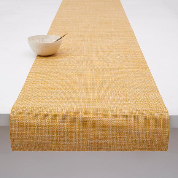 chilewich Mini Basketweave Table Runners - Ochre Table Runners
