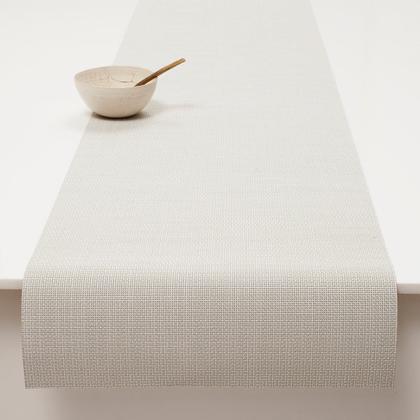 chilewich Mini Basketweave Table Runners - Sandstone Table Runners