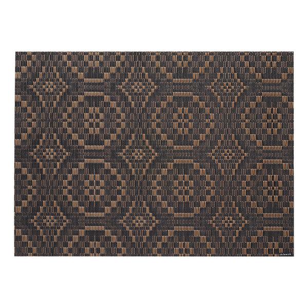Chilewich Overshot Placemats - Tiger Eye Placemats Tiger Eye