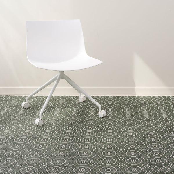Chilewich Overshot Rugs - Thyme Woven Floor Mat Thyme