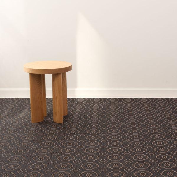 Chilewich Overshot Rugs - Tiger Eye Woven Floor Mat Tiger Eye