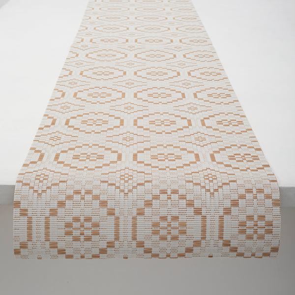 Chilewich Overshot Table Runners Table Runner Butterscotch