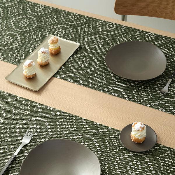 Chilewich Overshot Table Runners - Thyme Table Runners
