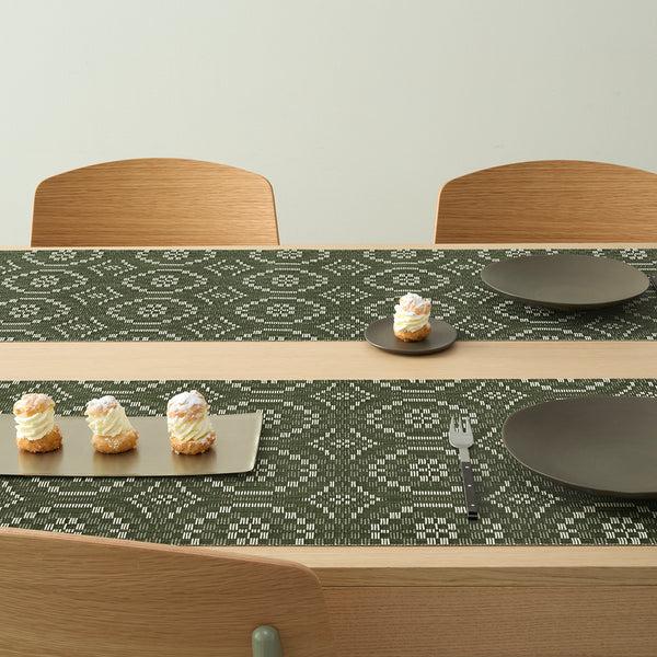 Chilewich Overshot Table Runners - Thyme Table Runners