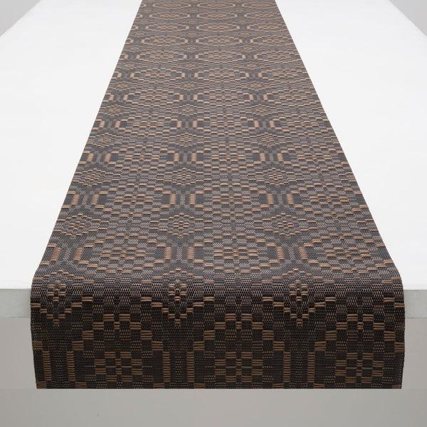 Chilewich Overshot Table Runners - Tiger Eye Table Runners