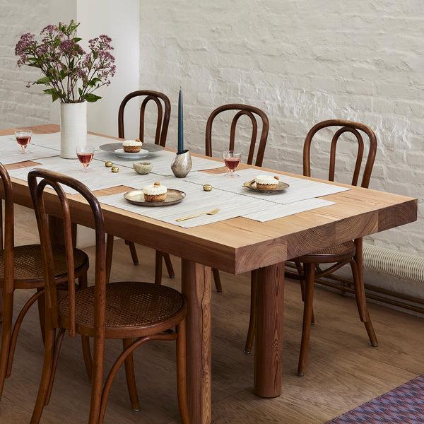 Chilewich Rib Weave Table Runners - Birch Table Runners