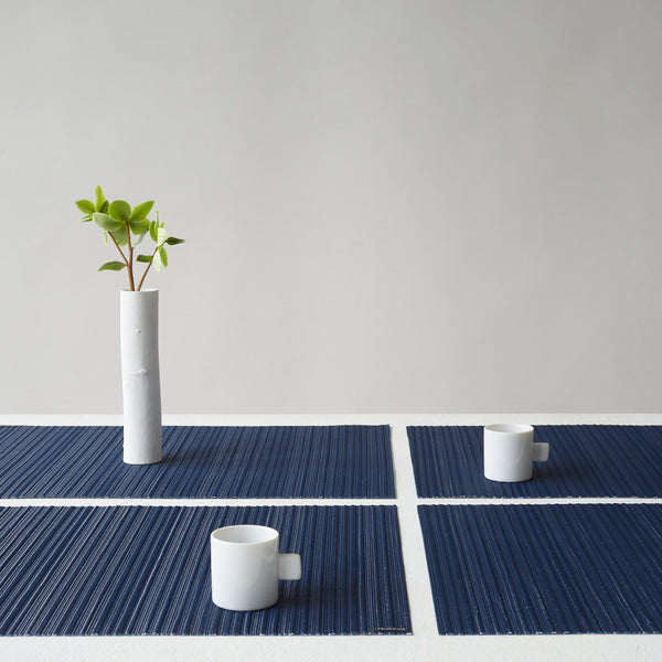Chilewich Rib Weave Table Runners - Indigo Table Runners