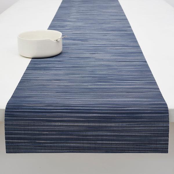 chilewich Rib Weave Table Runners - Indigo Table Runners