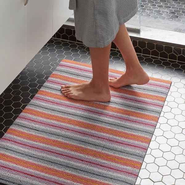 Chilewich Ribbon Stripe Shag Mats Shag Mats Bon Bon