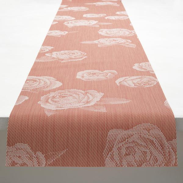 Chilewich Rosette Table Runners - Burnt Coral Table Runners