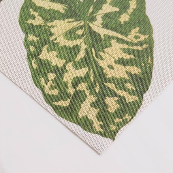 Chilewich Scattered Leaves Placemats Placemats Green