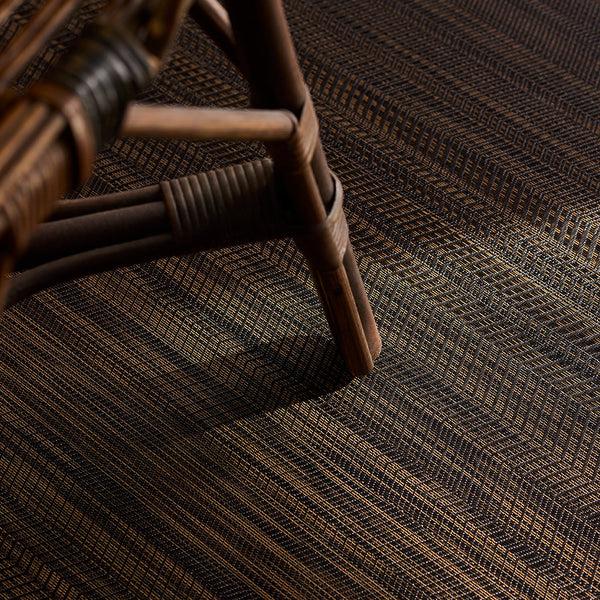 Chilewich Wave Rugs - Tiger Eye Woven Floor Mat Tiger Eye