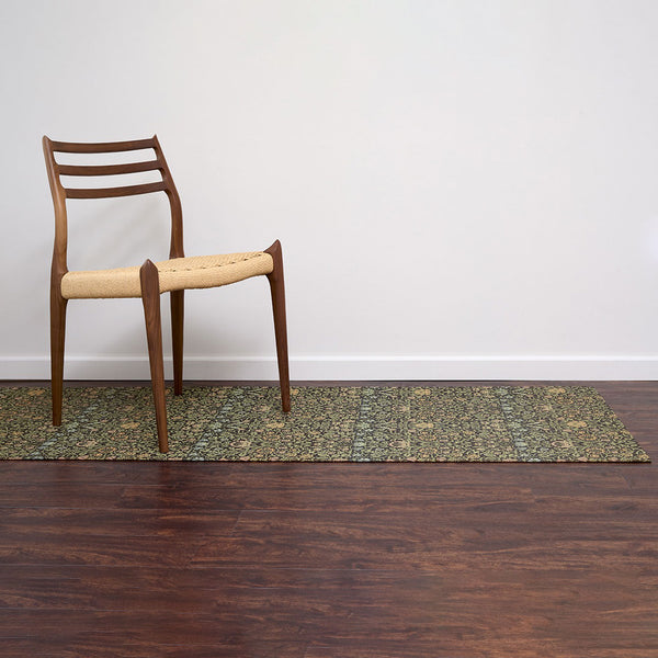 Chilewich William Morris Rugs Woven Floor Mat Dark Multi