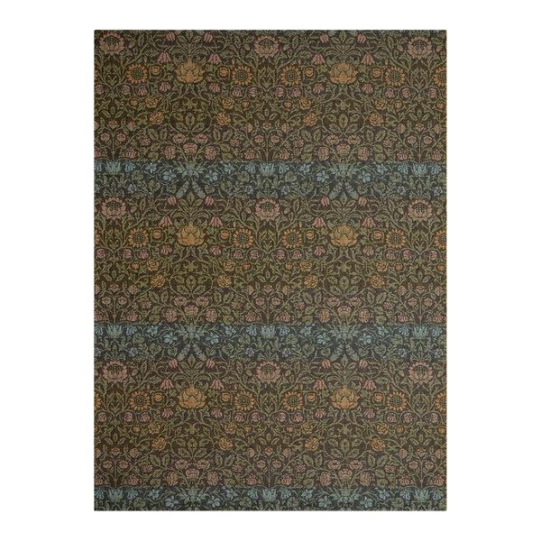 chilewich William Morris Rugs Woven Floor Mat Dark multi