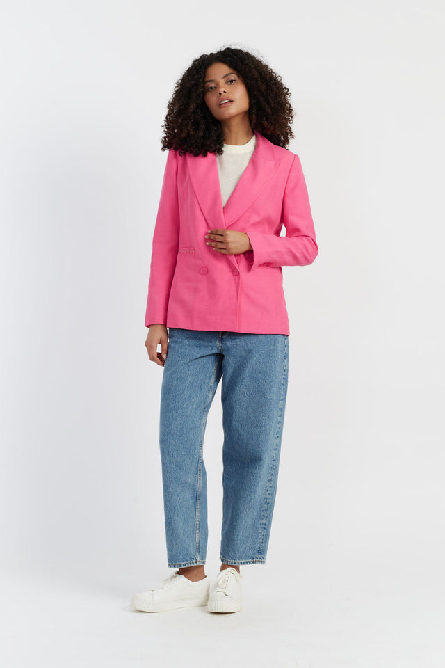 chinti and parker Rose Tencel-Linen Blazer