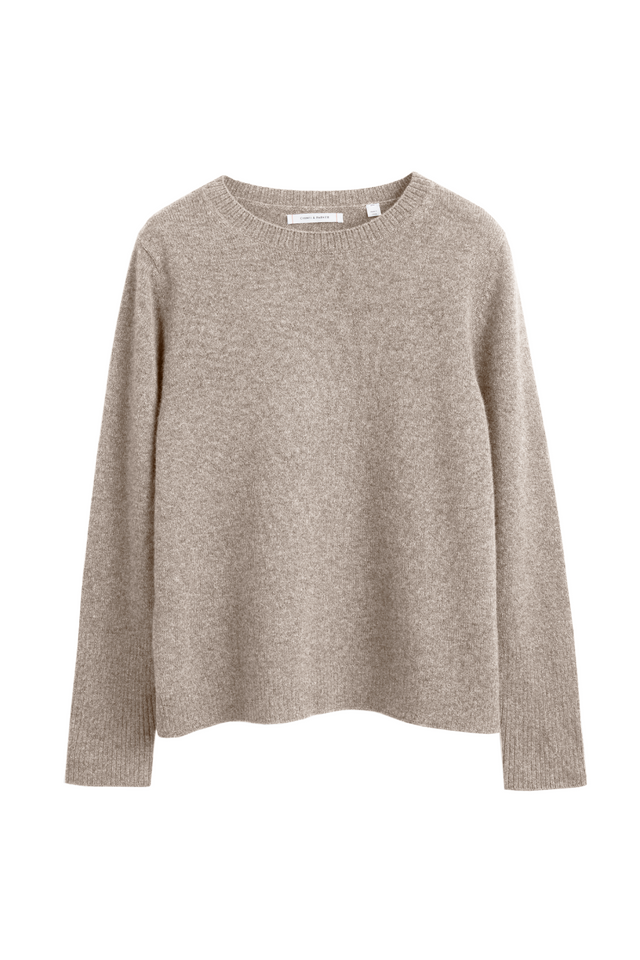 Chinti And Parker Soft-Truffle Pure Cashmere Boxy Sweater