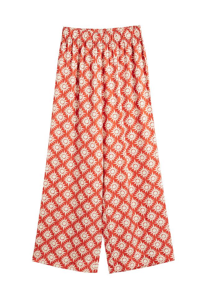 Chinti And Parker Terracotta Laura Whitmore Paradise Trousers