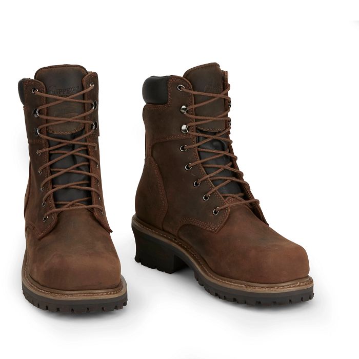 chippewa Hador 8" Steel Toe Logger