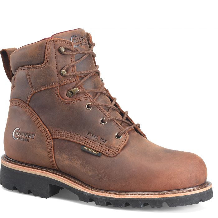 Chippewa Super Dna 6" Waterproof Steel Toe Lace-Up