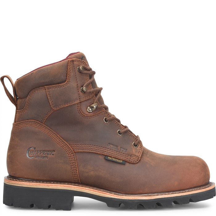 Chippewa Super Dna 6" Waterproof Steel Toe Lace-Up