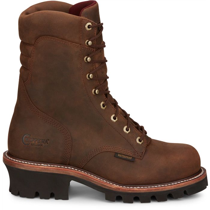 Chippewa Super Dna 9" Waterproof Steel Toe Logger