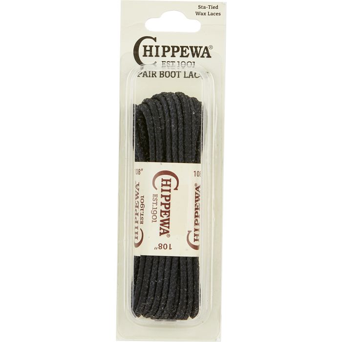 chippewa Work Boot Laces 108 Black