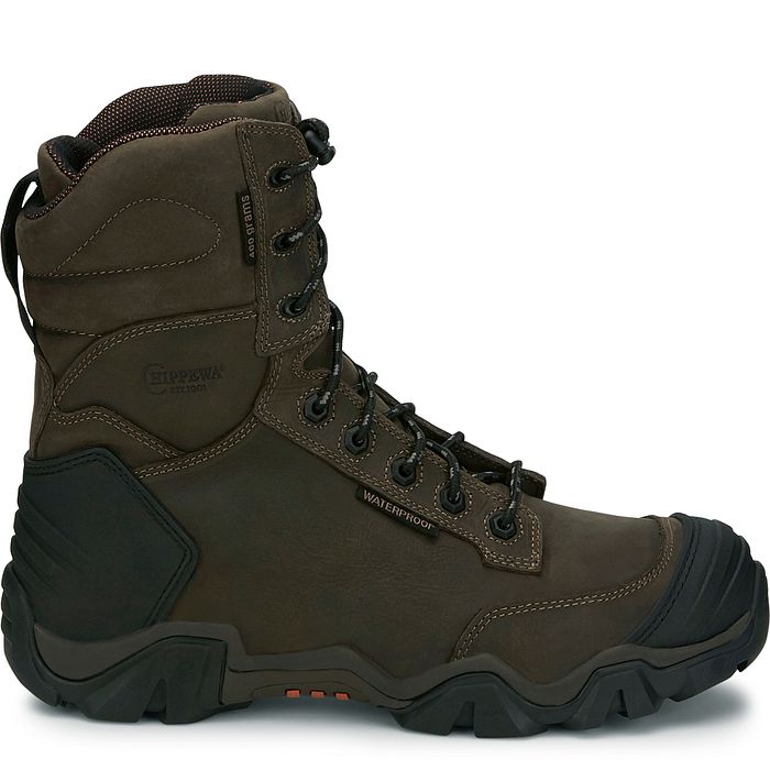 Chippewa Cross Terrain 8" Waterproof Insulated Nano Comp Toe Hiker