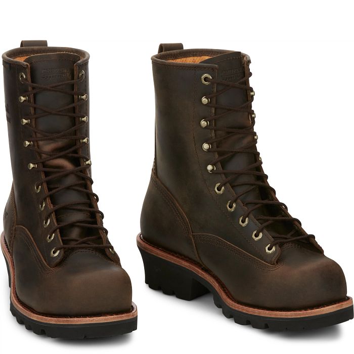 chippewa Paladin 8" Waterproof Insulated Steel Toe Logger