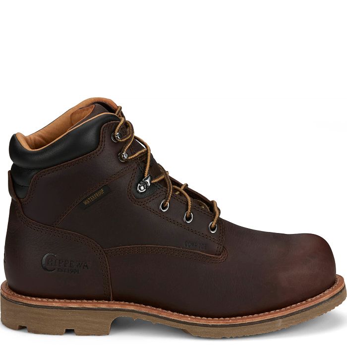 Chippewa Serious Plus 6" Waterproof Comp Toe Met Guard Puncture Resisting
