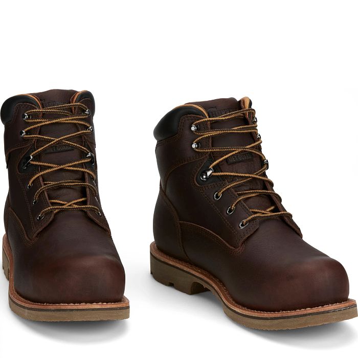 chippewa Serious Plus 6" Waterproof Comp Toe Met Guard Puncture Resisting