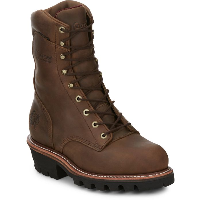 Chippewa Super Dna 9" Waterproof Steel Toe Insulated Logger