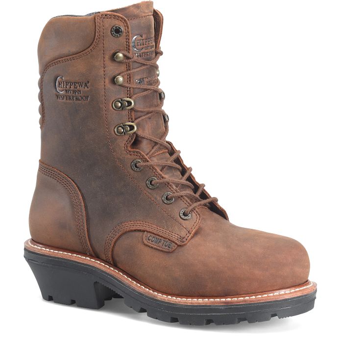 Chippewa Thunderstruck 9" Insulated Waterproof Nano Comp Toe Logger