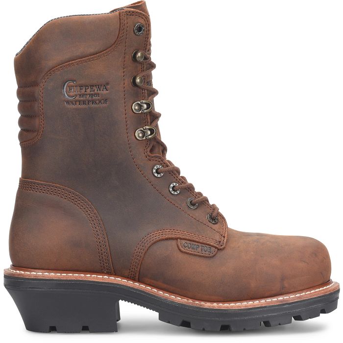 Chippewa Thunderstruck 9" Insulated Waterproof Nano Comp Toe Logger