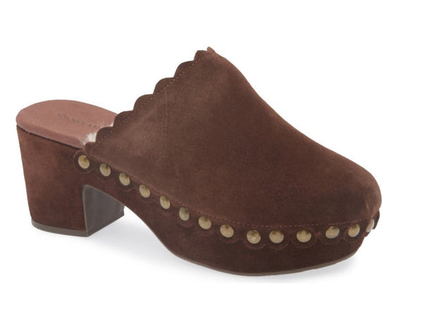 Chocolat Blu Gareth Chocolate Suede-Shearling