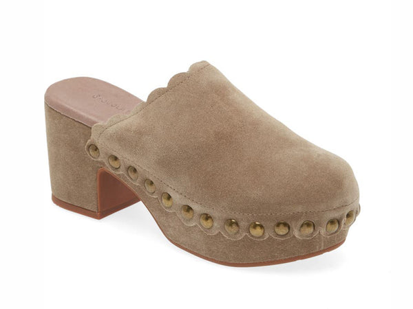 chocolat blu Gareth Chocolate Suede-Shearling