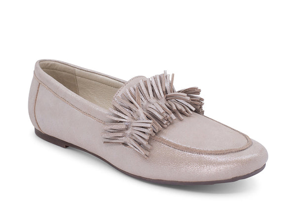 chocolat blu Ilana Champagne Shimmer Leather