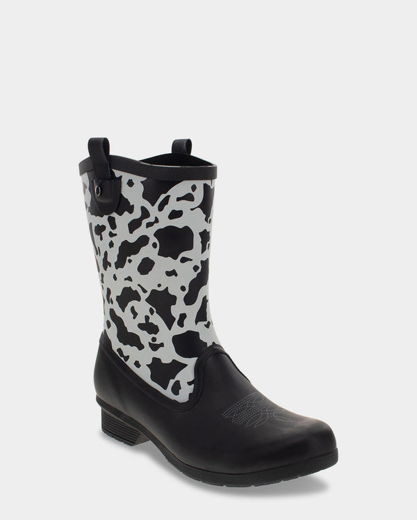 Chooka BETSIE MID RAIN BOOT - BLACK