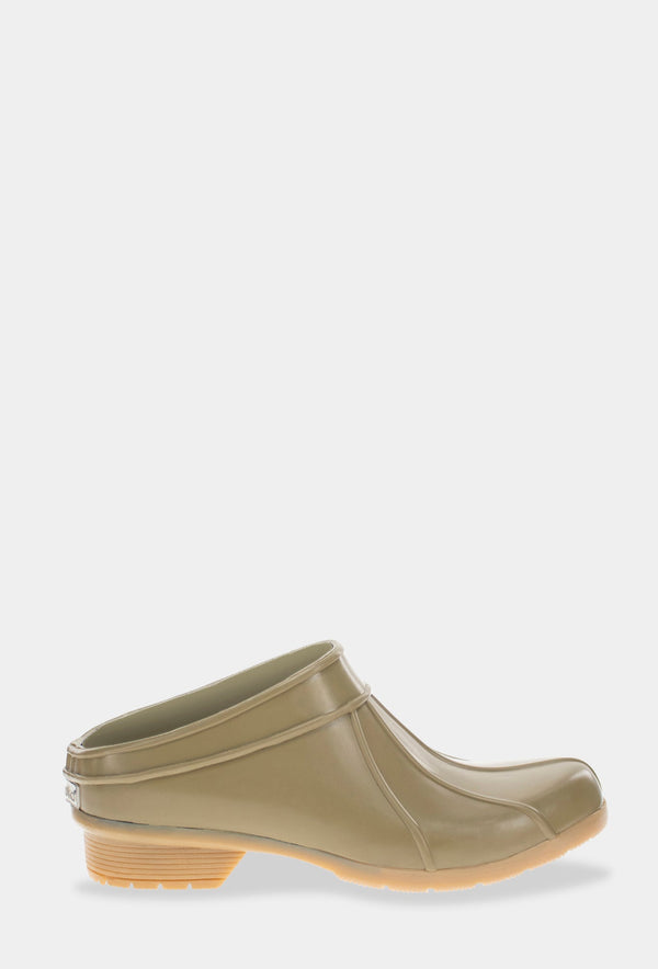 chooka CLASSIC GLOSS HEEL CLOG - MOSS