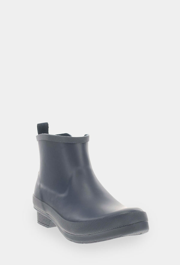 Chooka CLASSIC MATTE ANKLE RAIN BOOT - NAVY