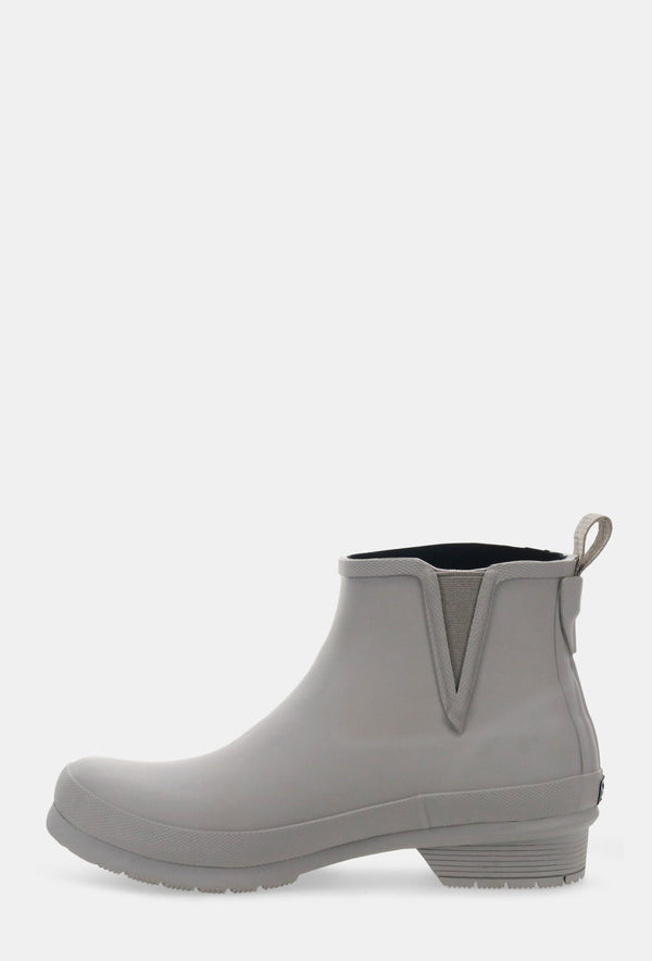 Chooka CLASSIC MATTE ANKLE RAIN BOOT - TAUPE