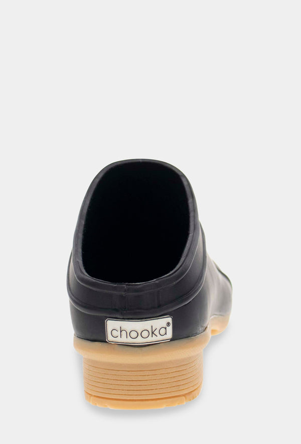 Chooka CLASSIC MATTE HEEL CLOG - BLACK