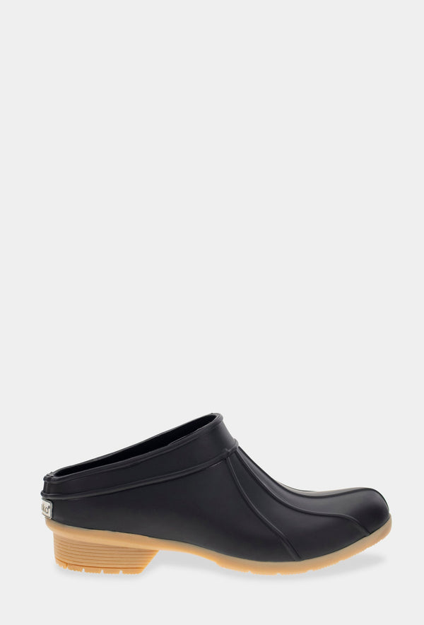 chooka CLASSIC MATTE HEEL CLOG - BLACK