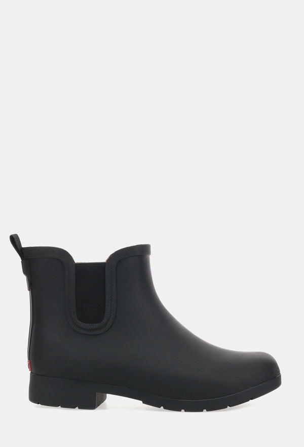 chooka DELRIDGE CHELSEA RAIN BOOT - BLACK